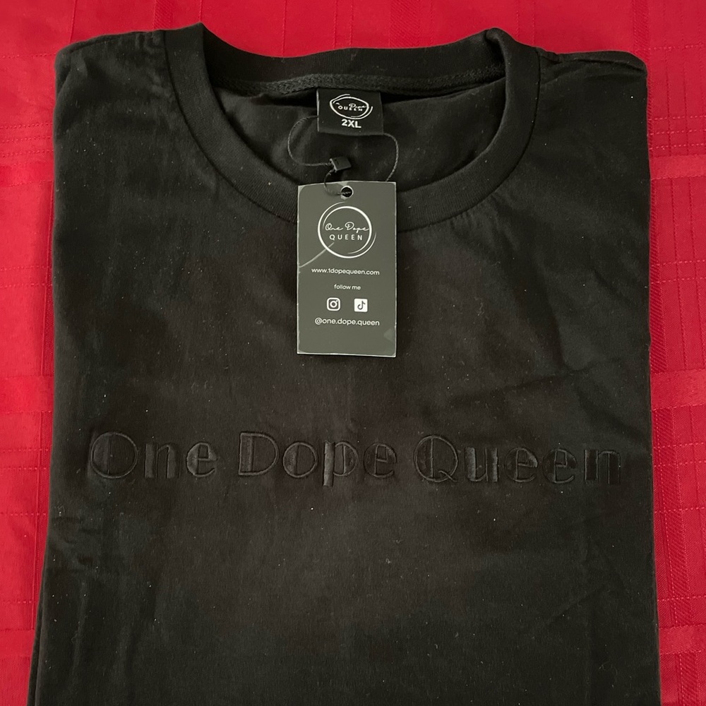 One Dope Queen women’s 2XL black T-shirt